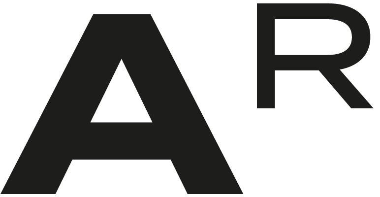 Glif przedstawiający litery A R